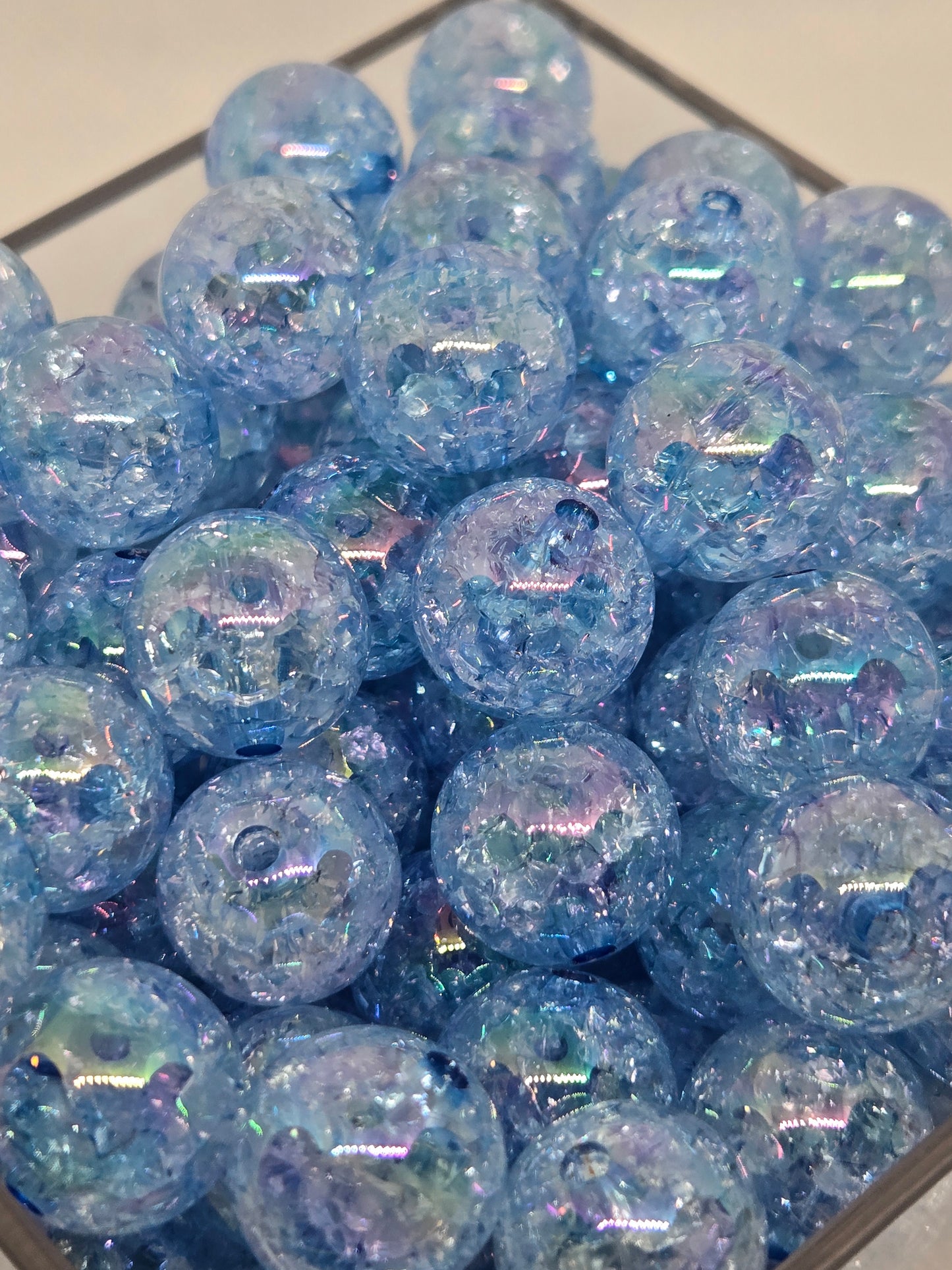 Light Blue Crackle
