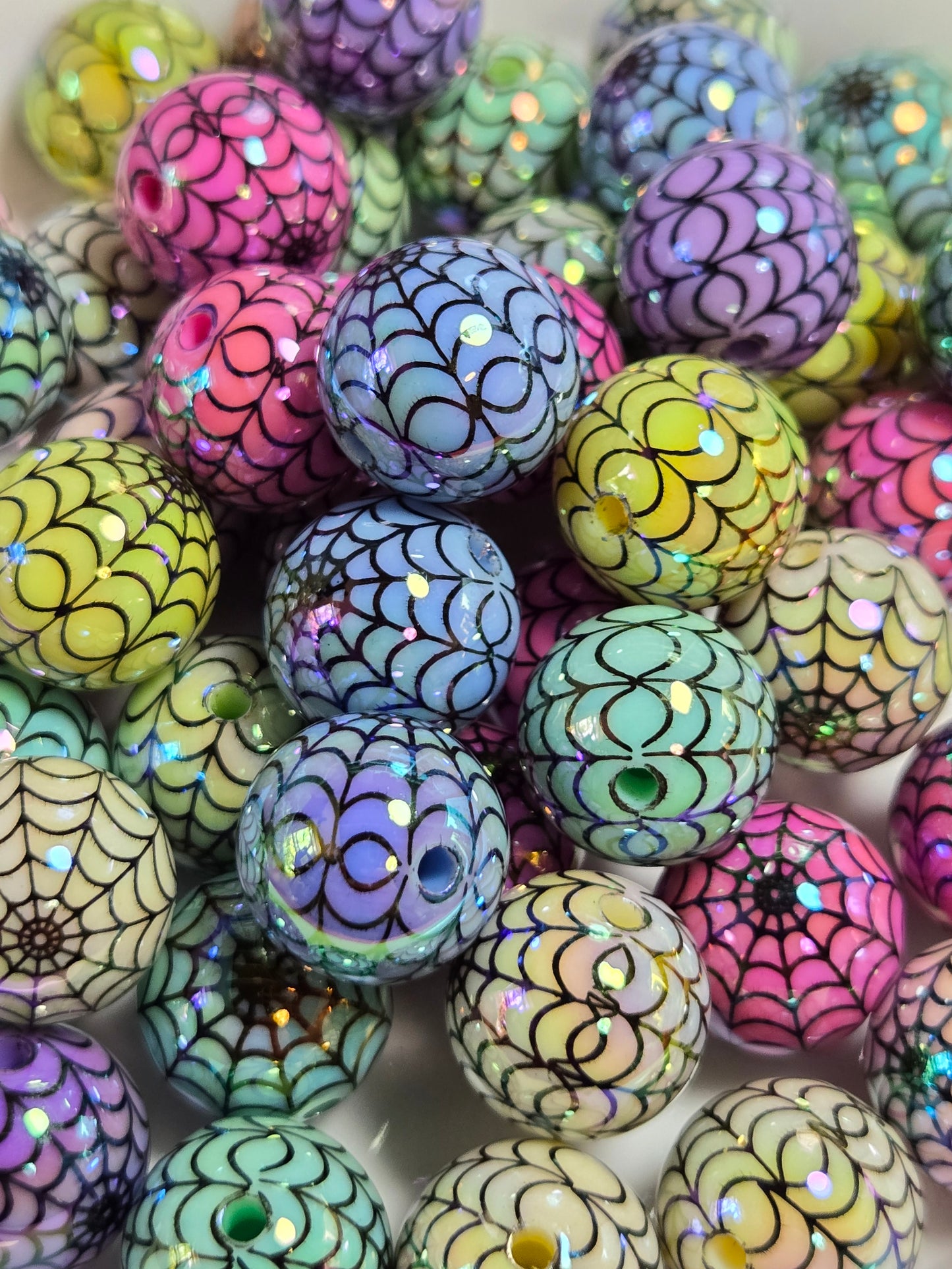 Spiderweb Beads
