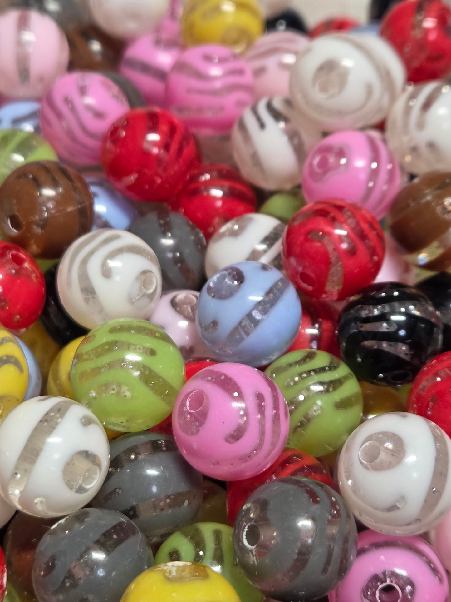 Zebra Print Beads