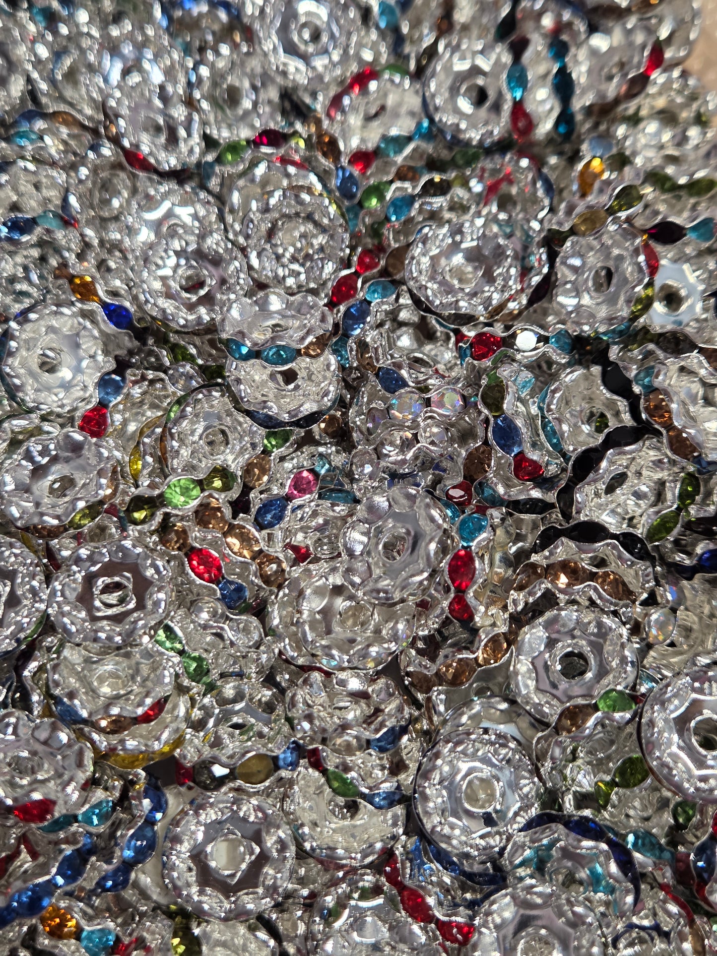 10mm Mixed Color AB Spacers