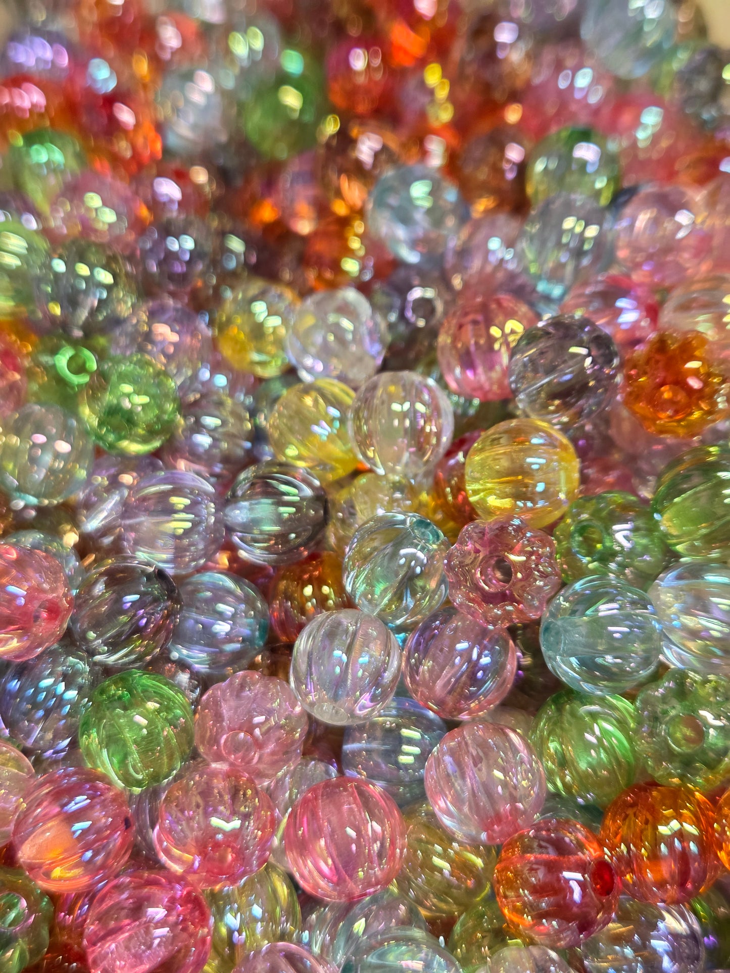 10mm Pumpkin Beads