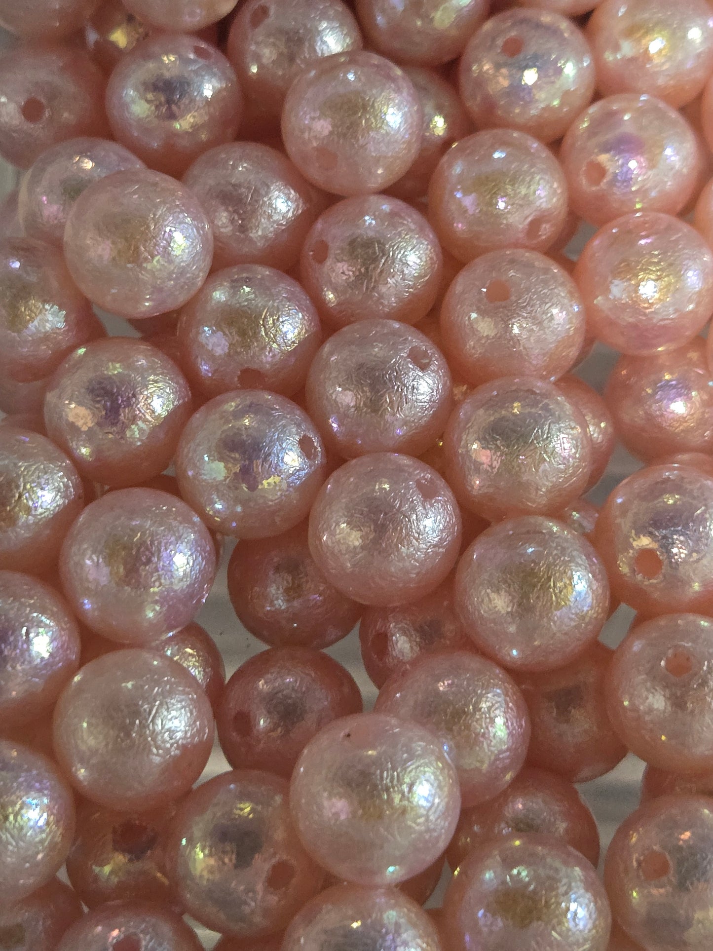 Pink Crepe Beads