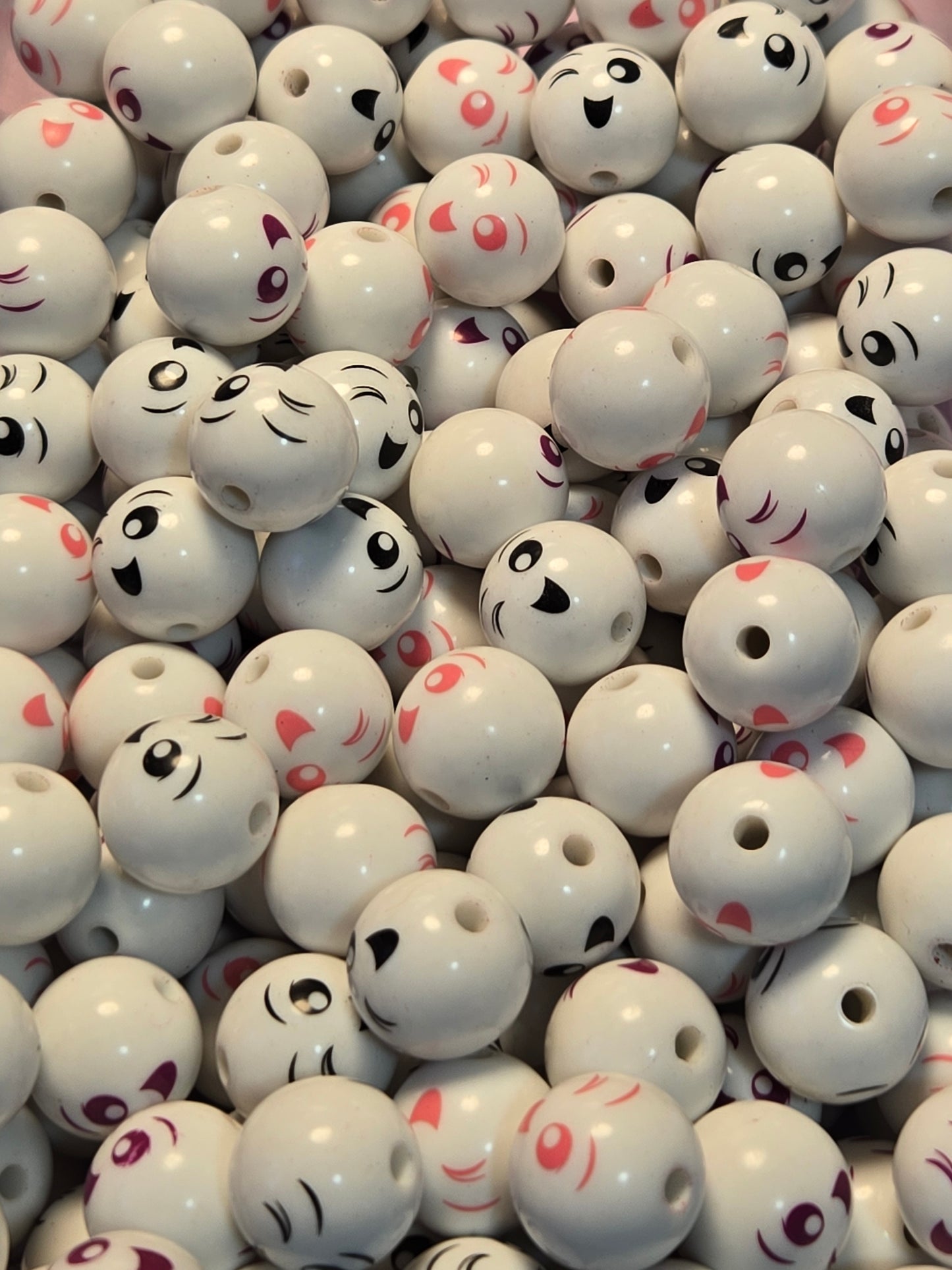 Winky Face Bead