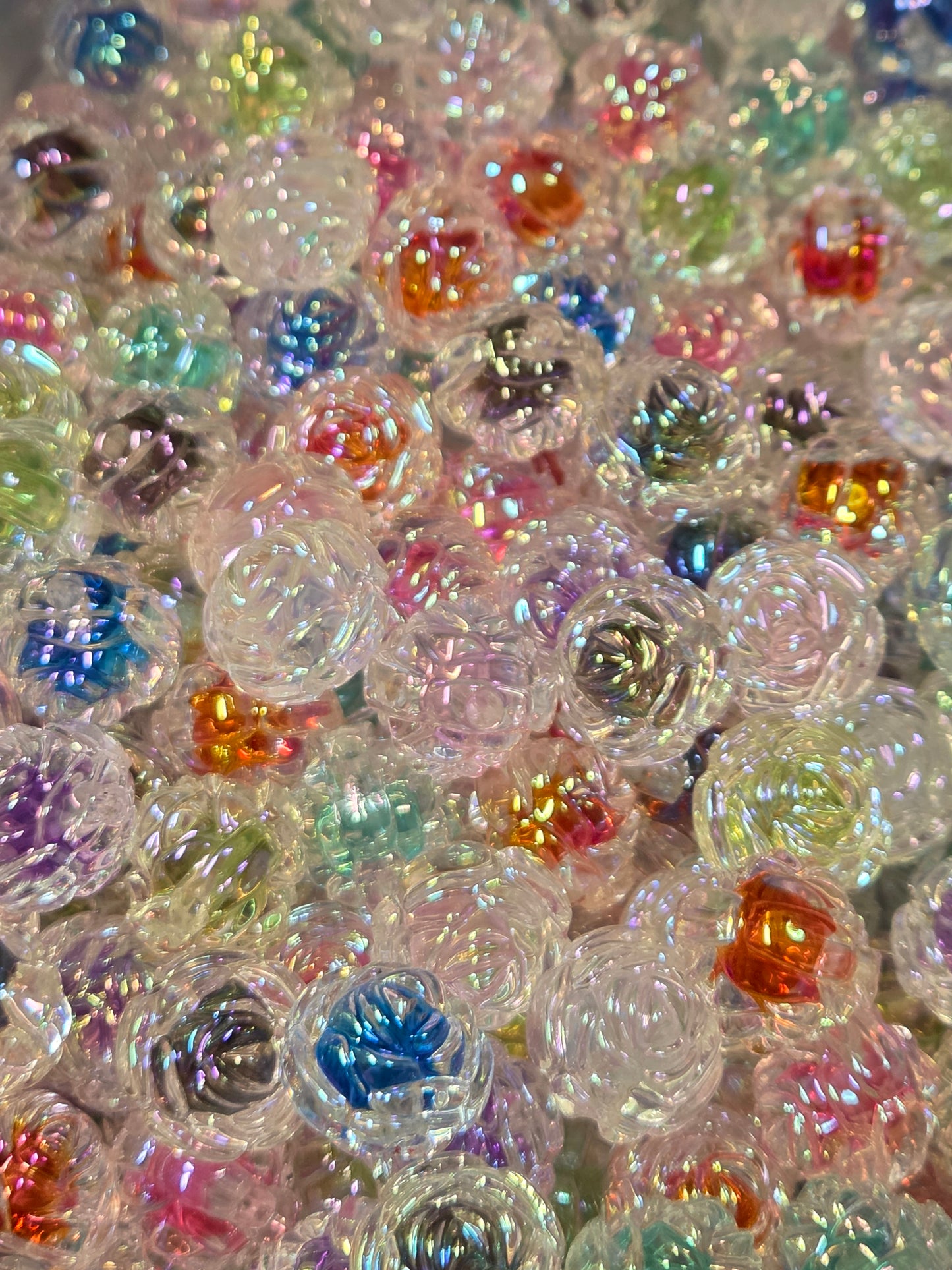 AB Rose Beads