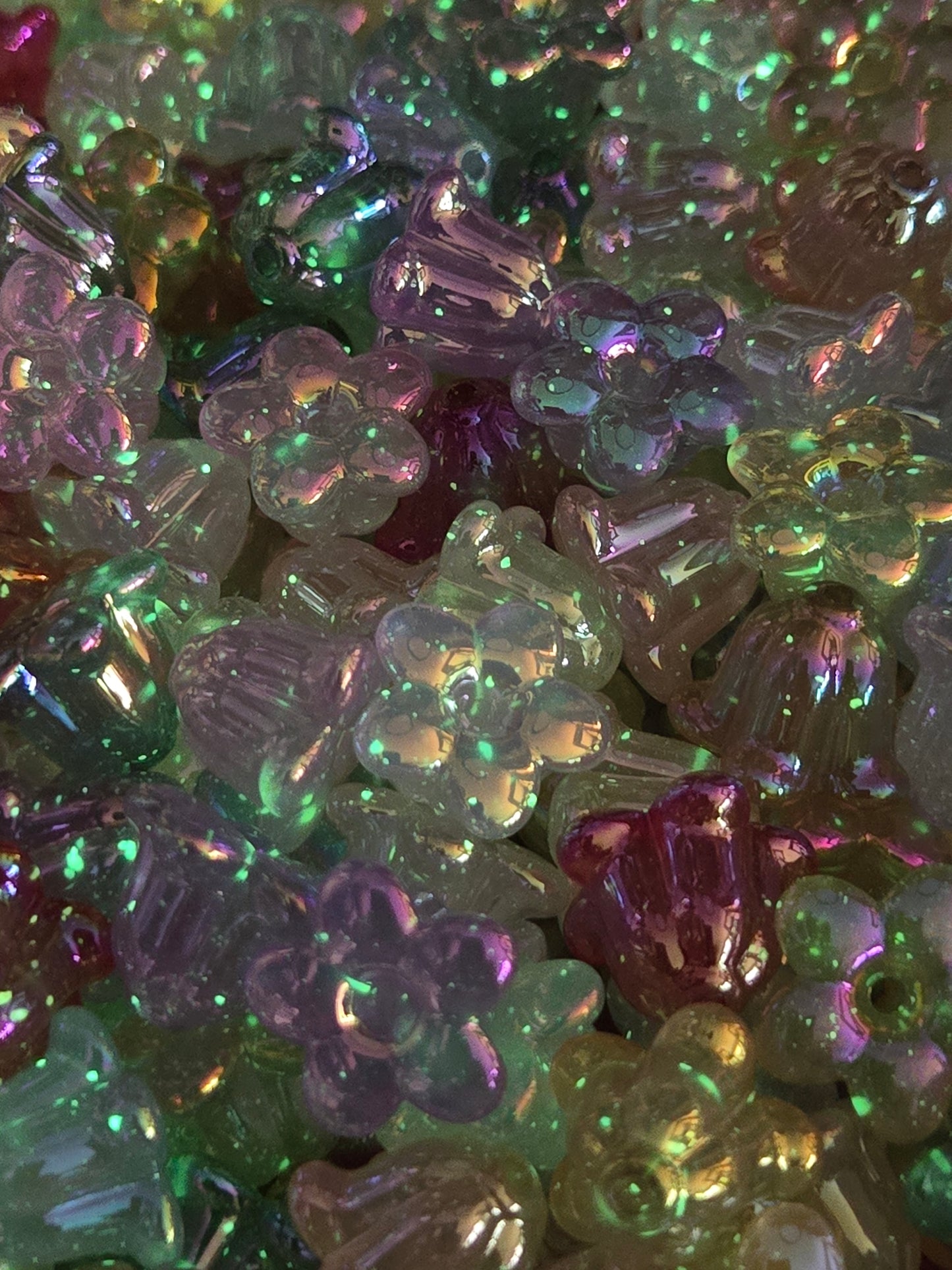Lumi/Color Changing Tulip Beads