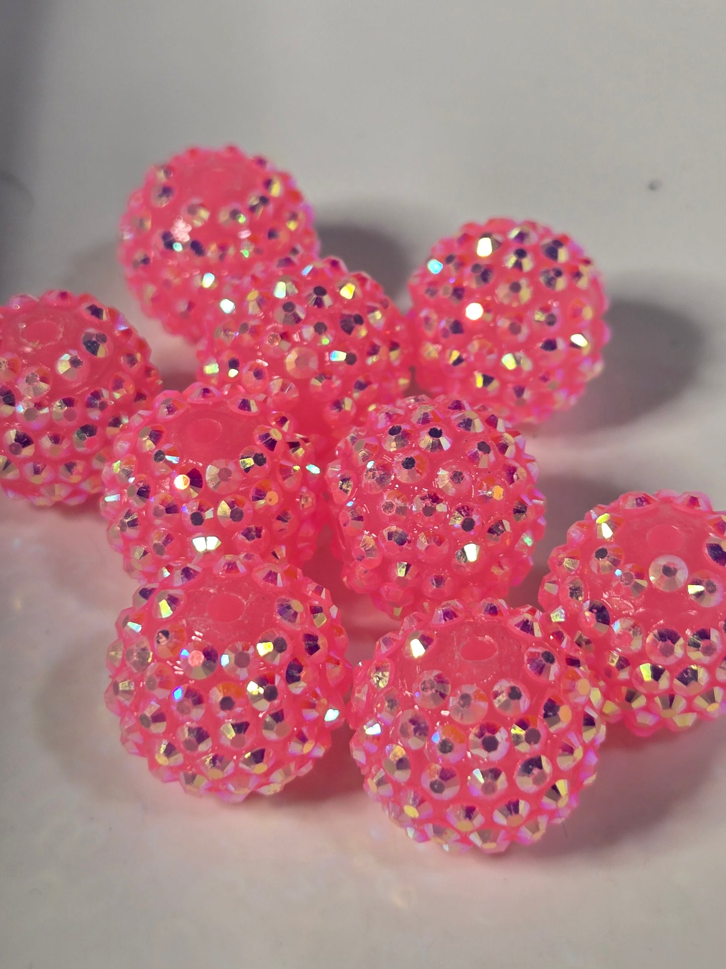 Rhinestone Beads 20mm (6 Per Order)