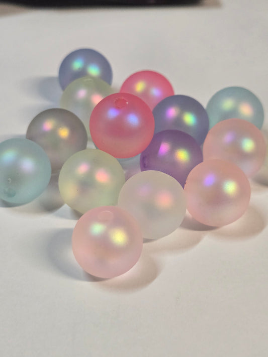 Frosted Acrylic Bead
