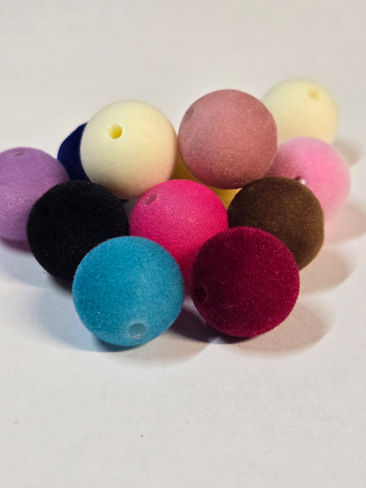 Flocked Beads
