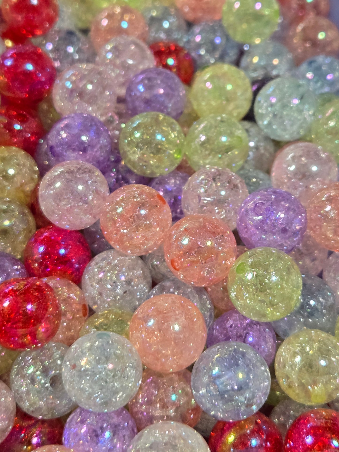 12mm Crackle Beads