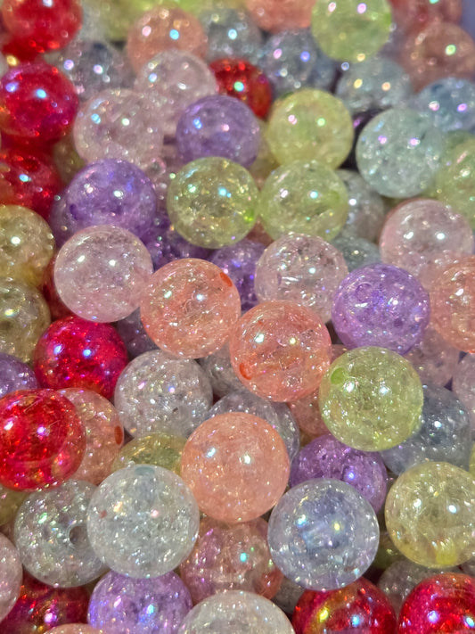 12mm Crackle Beads