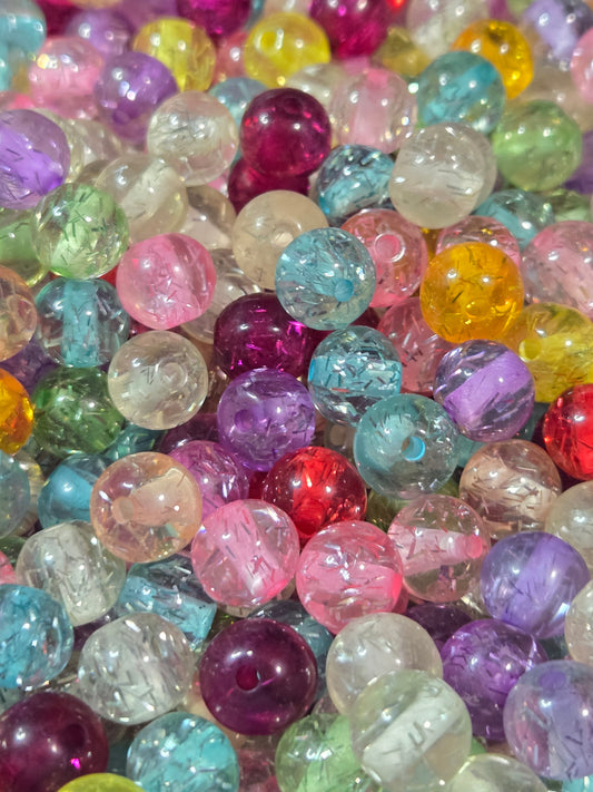 12mm Confetti Beads