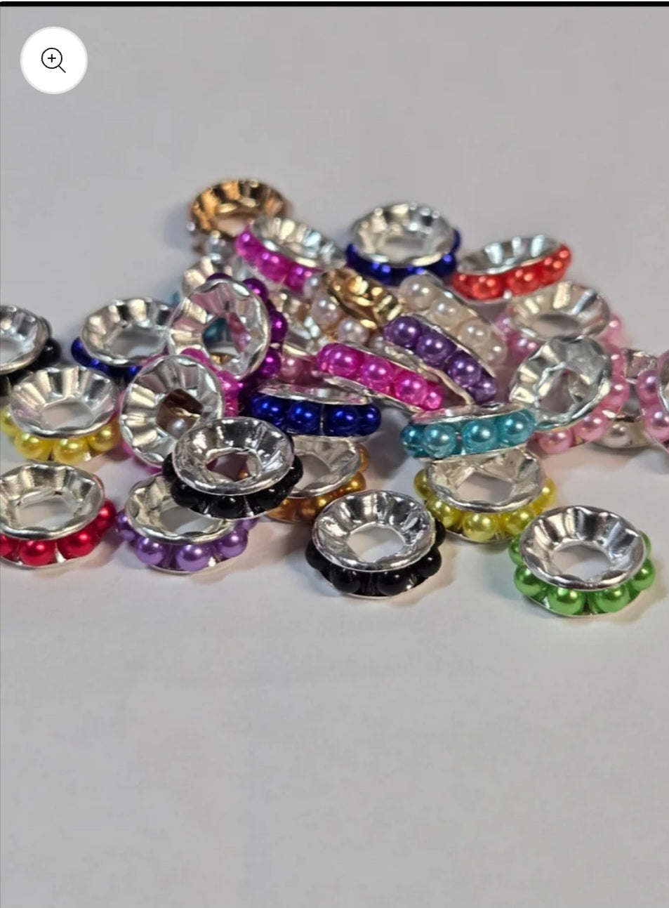 10mm Pearl Spacers