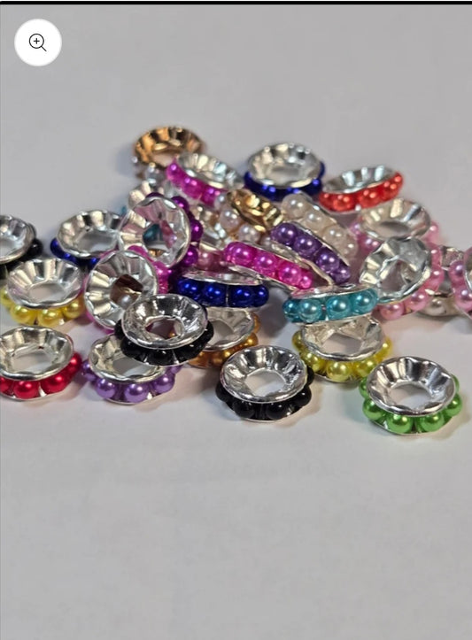 10mm Pearl Spacers