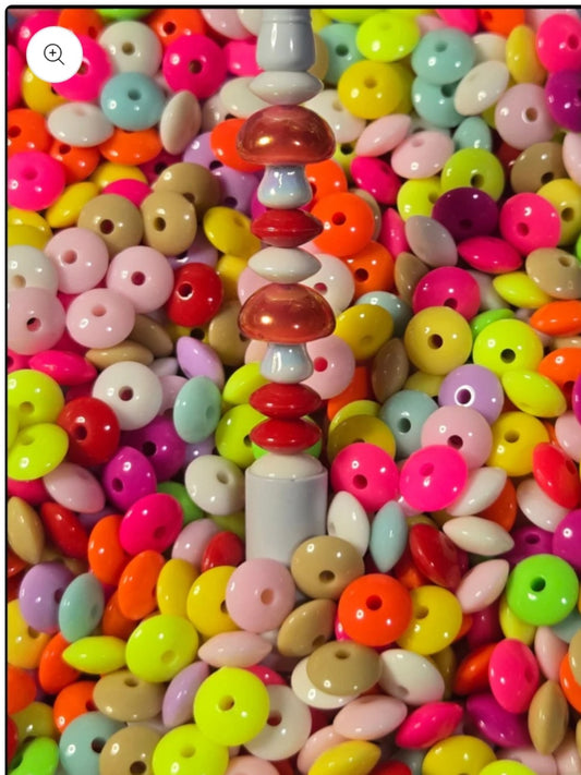 10mm Acrylic Lentil Spacers