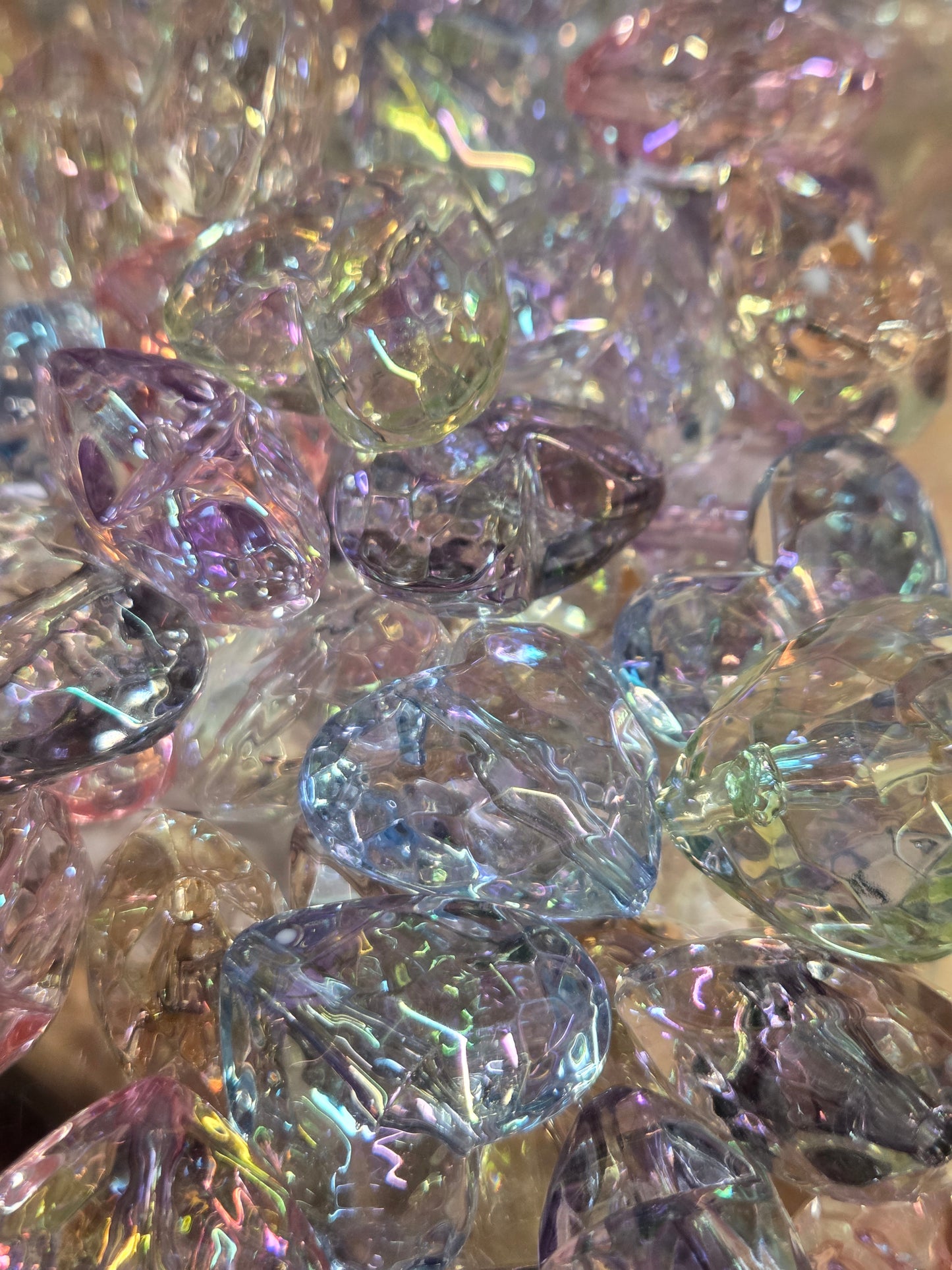 Acrylic Heart Bead