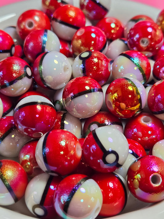 Poke Ball Beads