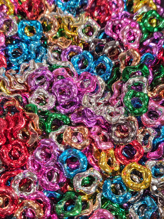 15mm Metallic Wavy Spacers