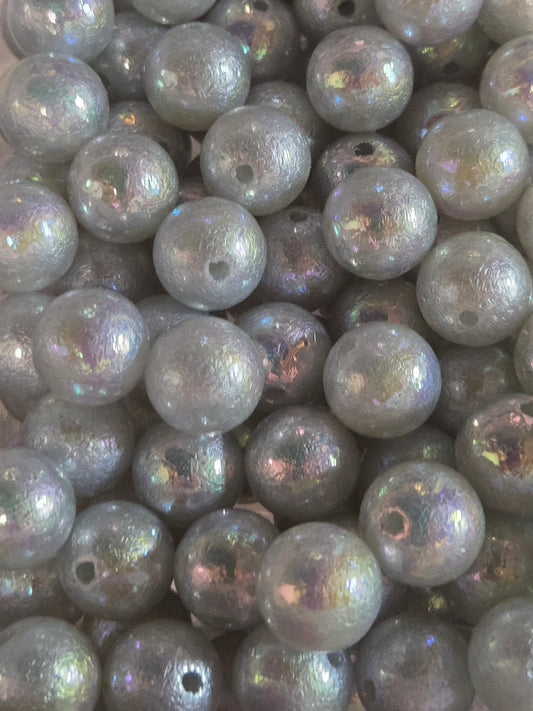 Blue Crepe Beads