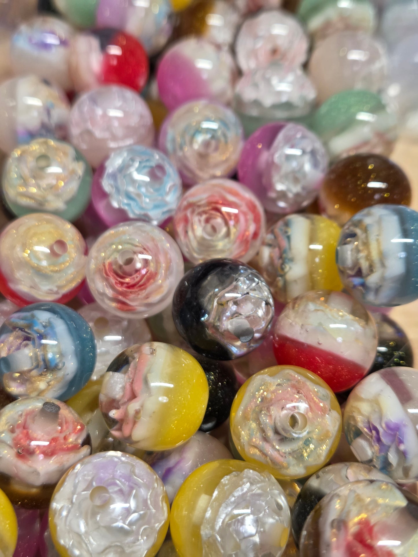 Color Change Rose Bead