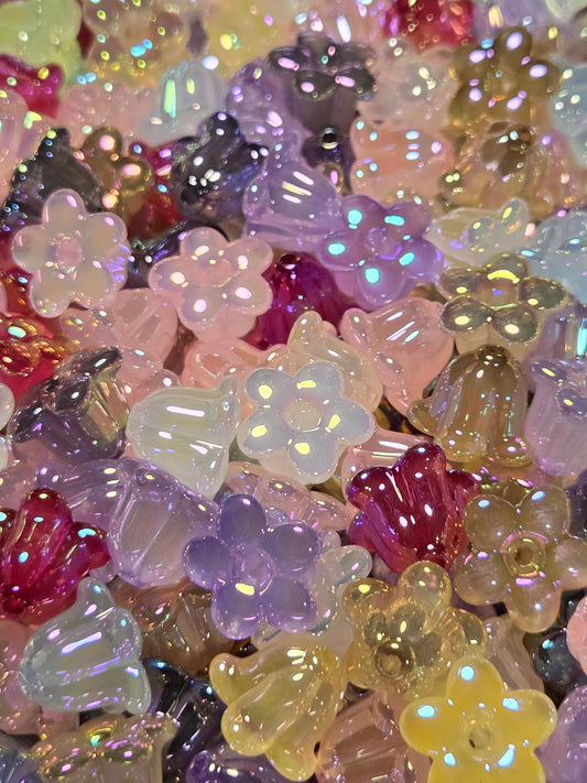 Lumi/Color Changing Tulip Beads