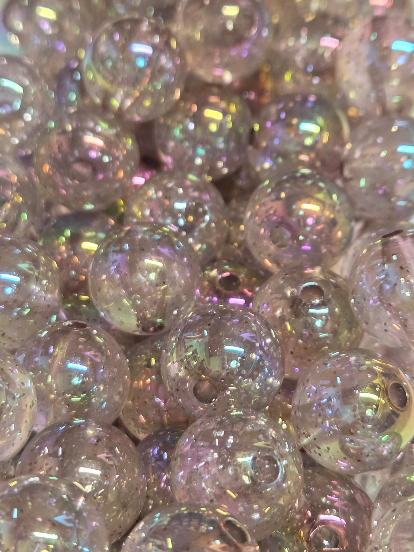 Double Glitter Beads