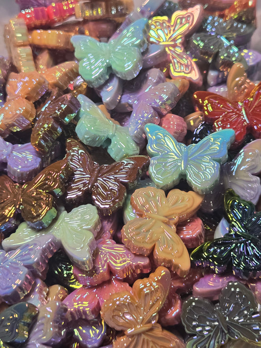 AB Butterfly Beads