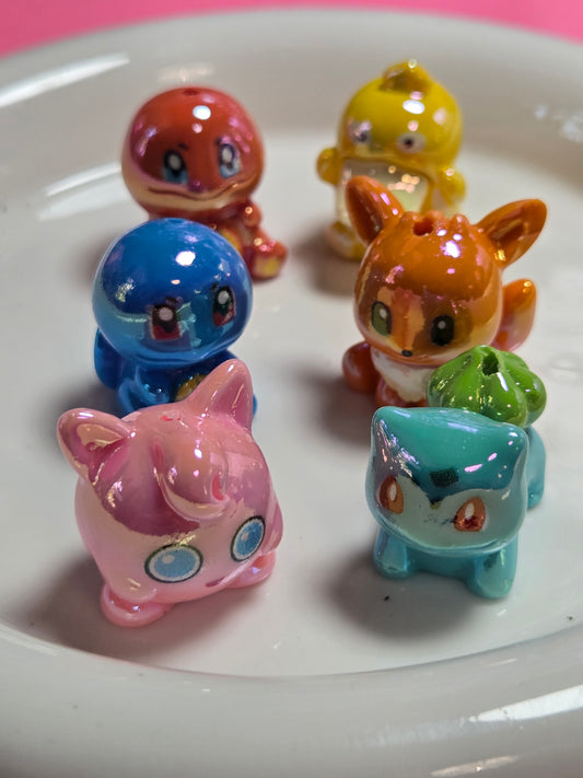 Pokemon Character Beads