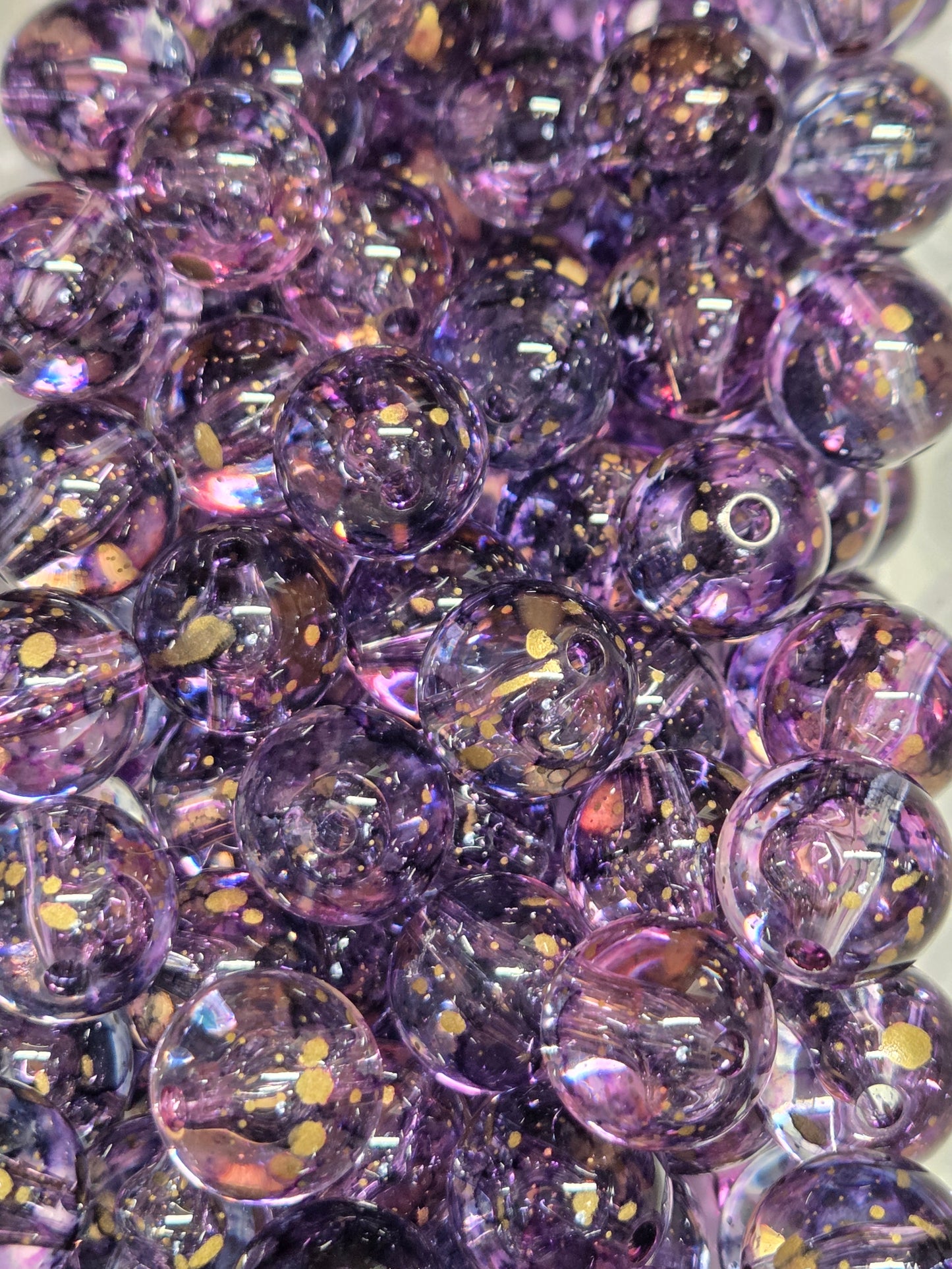 Dipped Painted Beads (15 Beads Per Order)