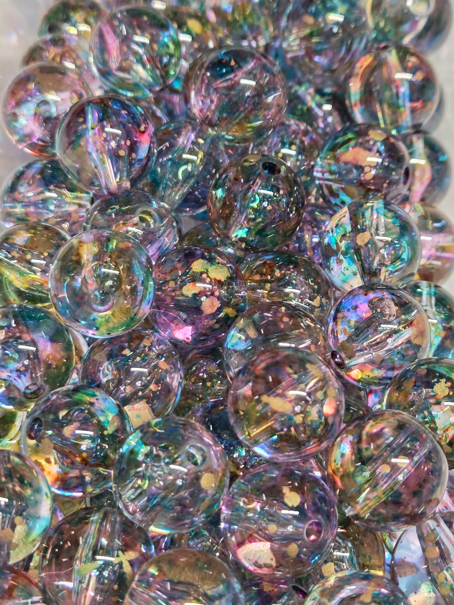Dipped Painted Beads (15 Beads Per Order)